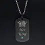 Thintom Couples Necklaces His & Hers Matching Set Titanium Stainless Steel Couple Pendant Necklace in a Gift Box Thintom Couples Necklaces His & Hers Matching Set Titanium Stainless Steel Couple Pendant Necklace in a Gift Box