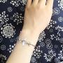 NOUMANDA Easy Open Gold Silver and Rose Gold Airplane Hook Bangle Cuff Jewelry