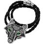 W WOOGGE Mens Necklace Norse Vikings Pendant Choker Necklace Wolf Head Nordic Necklace Original Animal Gothic Amulet Jewelry for Women