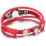 Lovglisten 6pcs Leather Bracelet Bangle for 18mm Snap Button Jewelry (1)