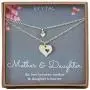 Mother Daughter Set For Two, Cutout Heart Necklaces, 2 Sterling Silver Necklaces Mothers Day Gift Mother Daughter Set For Two, Cutout Heart Necklaces, 2 Sterling Silver Necklaces Mothers Day Gift
