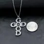 Tbrand Stainless Steel God Good Initail Cross Pendant Necklace with Real Mustard Seed Charms Religious Jewelry ZY076 Tbrand Stainless Steel God Good Initail Cross Pendant Necklace with Real Mustard Seed Charms Religious Jewelry ZY076