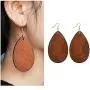 SMALLLOVE Wooden Hoop Earrings for Women Girls Retro Black African Bohemian Wood Teardrop Geometric Lightweight Dangle Drop Earrings SMALLLOVE Wooden Hoop Earrings for Women Girls Retro Black African Bohemian Wood Teardrop Geometric Lightweight Dangle Drop Earrings