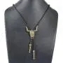Bfiyi Native Indian Bolo Tie Western Necklace Rodeo Cowboy Necktie Burgundy Jewelry for Men, Women