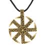 My Shape Slavic Kolovrat Pendant Amulet Slavic Sun Wheel Necklace Kolovrat Pagan Jewelry