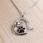 AILUOR Dog Paw Necklace, Cute Puppy Paw Print Forever Love Heart Pendant Always in My Heart Footprint Necklace Memorial Jewelry for Dog Lovers - Live & Love & Rescue AILUOR Dog Paw Necklace, Cute Puppy Paw Print Forever Love Heart Pendant Always in My Heart Footprint Necklace Memorial Jewelry for Dog Lovers - Live & Love & Rescue