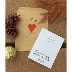 Friendship Necklace Infinity Beyond Pendant Gift Card Family Friends Jewelry Love for Her Silver Toned