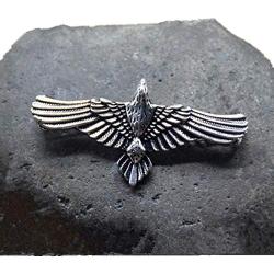 Celtic raven necklace Norse Viking odin Animal flying Bird Pagan Flying crow Pendant Necklace Medieval Triple Moon Goddess Star Witchcraft Amulet Talismanes Necklace with stainless steel 24'' ball chain witchcraft animal jewelry medieval jewelry