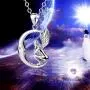 925 Sterling Silver Guardian Angel Wings Necklace Moon Pendant Jewelry for Women Girlfriend 925 Sterling Silver Guardian Angel Wings Necklace Moon Pendant Jewelry for Women Girlfriend