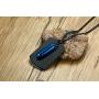 Mealguet Jewelry Personalized Custom Two-Pieces Stainless Steel Cremation Urn Bullet Military Dog Tags ID Pendant Necklace for Men,24''