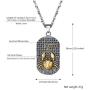 PROSTEEL Stainless Steel Zodiac Star Sign Constellation Horoscope Pendant Necklace Gift Idea Men Women
