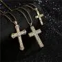 cmoonry 14K Gold Plated Cross Necklace for Men AAA+ CZ Cross Pendant Necklace 19.7+2“ Box Chain Hip Hop Male Jewelry cmoonry 14K Gold Plated Cross Necklace for Men AAA+ CZ Cross Pendant Necklace 19.7+2“ Box Chain Hip Hop Male Jewelry