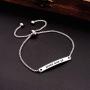 SOUSYOKYOSAM Dainty Cuff Bracelet - Never GIVE UP - Inspired Women Jewelry Excellent Adjustable Bangle