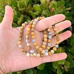 Natural Crazy Lace Agate Gemstone Bracelet 7.5 Inch Stretchy Chakra Gems Stones Healing Crystal Birthday Gifts GB6-B53