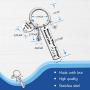 HN HNHB Musical Lover Gifts Music is What Feelings Sound Like Keychain I Love Singing Silver for Musician Singsing Performance