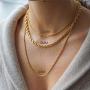 OSTAN 2.0 MM 3MM 4MM 5MM Twist Rope Necklace Stainless Steel Chain Necklace Men Women Jewellery