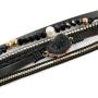 RIAH FASHION Bohemian Leatherette Wrap Multi Layer Statement Bracelet - Wrist Cuff Cubic Rhinestone, Sparkly Bead, Faux Druzy Crystal, Natural Stone Pearl