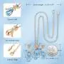 CDE Jewelry Sets for Women Rose Gold Jewelry Embellished with Crystal from Austria Mothers Day Jewelry Gifts Necklace and Earrings Set for Mom Wife CDE Jewelry Sets for Women Rose Gold Jewelry Embellished with Crystal from Austria Mothers Day Jewelry Gifts Necklace and Earrings Set for Mom Wife