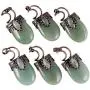 Nupuyai Vintage Healing Crystal Stone Pendant for Women Men, Unique Moon Necklace Oval Labradorite Jewelry Nupuyai Vintage Healing Crystal Stone Pendant for Women Men, Unique Moon Necklace Oval Labradorite Jewelry