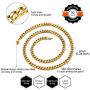 GOLDCHIC JEWELRY Classic Men Chunky Miami Cuban/Figaro Chain in 316l Stainless Steel/18K Gold Plated/Black Plated, 3MM/6MM/9MM/10MM/12MM/14MM Width, 14-30 inch Length