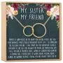Sister Necklace - Sister Gift, Gift for Sister, Sister Birthday Gift, Big Sister Gift, Giggles, Secrets, Heartfelt Card & Jewelry Gift for Birthday, Holiday & More