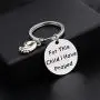 Zuo Bao Christian Jewelry Bible Verse Keychain for This Child I Have Prayed 1 Samuel 1:27 New Mom Jewelry Gift