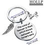 HOLLP Inspirational Horse Quotes The Wind of Heaven is That Which Blows Between A Horse’s Ears Keychain Horse Jewelry Equestrians Gift for Equestrian Horse Rider Lovers