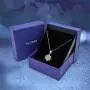 St.Claire Swarovski Jewelry Necklaces for Women 18K Rose Gold Cross Octagonal Pendant Necklace 925 Sterling Silver Birthstone Pendant Necklaces for Women Jewelry Birthday Happy Mother‘s Day Gift for Women