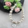 MAOFAED Sister  in Law  Bracelet, Pearl Bracelet, Wedding Gift for Sister,Mother in Law  Wedding Jewelry