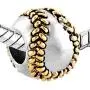 SexyMandala l Love Playing Baseball Bat Sports Gold Plated Dangle Charms for Bracelets SexyMandala l Love Playing Baseball Bat Sports Gold Plated Dangle Charms for Bracelets