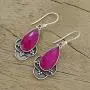 NOVICA Chalcedony .925 Sterling Silver Dangle Earrings Royal Radiance NOVICA Chalcedony .925 Sterling Silver Dangle Earrings Royal Radiance