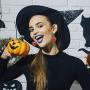 3 Pairs Halloween Pumpkin Earrings Crystal Pumpkin Dangle Earring Smiling Face Pumpkin Drop Earrings Jewelry for Women