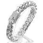 Jxlepe Mens Miami Cuban Link Chain White 15mm Stainless Steel Curb Necklace with cz Diamond Chain Choker Jxlepe Mens Miami Cuban Link Chain White 15mm Stainless Steel Curb Necklace with cz Diamond Chain Choker