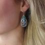 Montana Silversmiths Cross Dangle Earrings