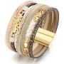 AZORA Graduation Gift for Her Class of 2021 Inspiration Graduation Leather Wrap Bracelet Senior High School College Graduate Gifts for Teen Girls Daughter Women