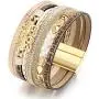 AZORA Graduation Gift for Her Class of 2021 Inspiration Graduation Leather Wrap Bracelet Senior High School College Graduate Gifts for Teen Girls Daughter Women