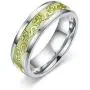 Fashion Design Titanium Stainless Steel Luminous Dragon Pattern Rings Fantastic Glow in The Dark Ring Jewelry for Men Women