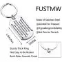 FUSTMW to My Grandson Granddaughter Gift Keychain Pendant from Grandpa/Grandma Grandchild Jewelry Birthday Graduation Gift FUSTMW to My Grandson Granddaughter Gift Keychain Pendant from Grandpa/Grandma Grandchild Jewelry Birthday Graduation Gift