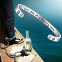 FOTAP AA Recovery Jewelry One Day at A Fucking Time Cuff Sobriety Gift Alcoholics Anonymous Gift Recovery Anniversary Bracelet