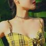 Salircon 3 PCS Punk Chain Necklace for Women Men Teen Girls Gothic Layered Lock Pendant Necklaces Set Heart Choker
