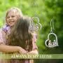 925 Sterling Silver Friendship Bis Sis Lit Sis Sister Heart Dangle Earrings Birtthday Christmas Jewelry Gifts for Best Friend Sister Female Classmates Women 925 Sterling Silver Friendship Bis Sis Lit Sis Sister Heart Dangle Earrings Birtthday Christmas Jewelry Gifts for Best Friend Sister Female Classmates Women