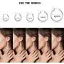 Besteel 5-10 Pairs Stainless Steel Small Hoop Earrings Clasp Gold Tone Silver Tone Hoop Rounded Earrings Set for Women Men Nickel Free Besteel 5-10 Pairs Stainless Steel Small Hoop Earrings Clasp Gold Tone Silver Tone Hoop Rounded Earrings Set for Women Men Nickel Free