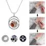 My Prime Gifts Interchangeable Snap Jewelry Double Halo Necklace 24'' + 3'' Extender Holds 18-20mm My Prime Gifts Interchangeable Snap Jewelry Double Halo Necklace 24'' + 3'' Extender Holds 18-20mm