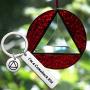 FOTAP Sobriety Gifts AA Recovery Jewelry Im A Comeback Kid Keychain Alcoholics Anonymous Gifts for Sober Sobriety