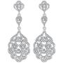 mecresh Wedding Teardrop Dangle Crystal Rhinestone Chandelier Earrings for Brides/Birthday/Party/Dinner Gift