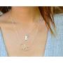 EFYTAL Sister Gifts from Sister, 925 Sterling Silver Three Circle Necklace, Birthday Jewelry Gift Necklaces for 3 Sisters For Eternity