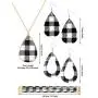 4 Pieces Womens Printed Jewelry Set Multi-Layer Bracelet Faux Leather Dangle Earrings and Necklace 4 Pieces Womens Printed Jewelry Set Multi-Layer Bracelet Faux Leather Dangle Earrings and Necklace
