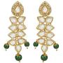 Aheli Multi Layered Faux Kundan Beaded Necklace Earrings Maang Tikka Indian Ethnic Bollywood Jewellery Set for Women