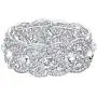 EVER FAITH Austrian Crystal Wedding Art Deco Elastic Stretch Bracelet Clear EVER FAITH Austrian Crystal Wedding Art Deco Elastic Stretch Bracelet Clear