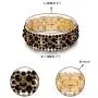 EVER FAITH Womens Round Austrian Crystal Elegant Bridal Stretch Bracelet EVER FAITH Womens Round Austrian Crystal Elegant Bridal Stretch Bracelet